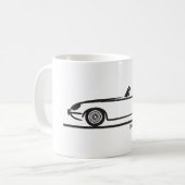Jaguar-E-Typ Kaffeetasse (Vorderseite Links)