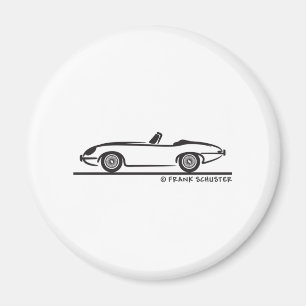 Jaguar-E-Typ Magnet