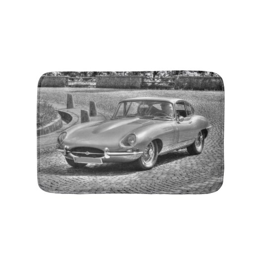 Jaguar E-Type Badematte (Vorderseite)