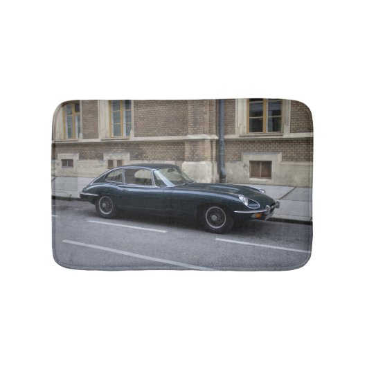 Jaguar E-Type-Hardtop Badematte (Vorderseite)