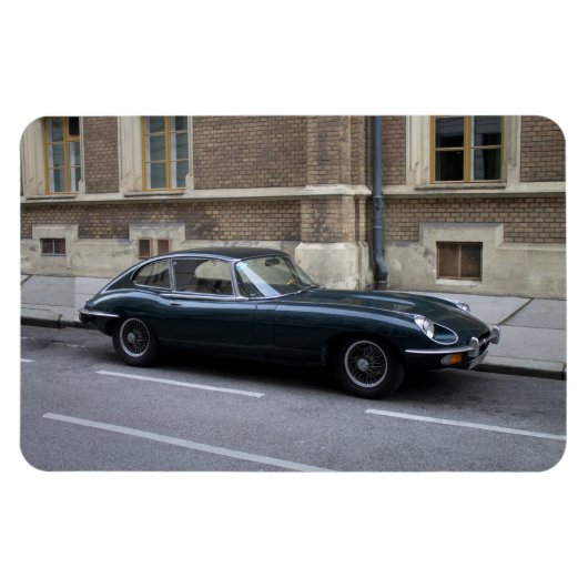 Jaguar E-Type-Hardtop Magnet (Horizontal)