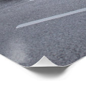 Jaguar E-Type-Hardtop Poster (Ecke)