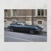 Jaguar E-Type-Hardtop Postkarte (Vorderseite)