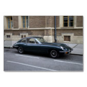 Jaguar E-Type-Hardtop Tischnummer (Vorderseite)