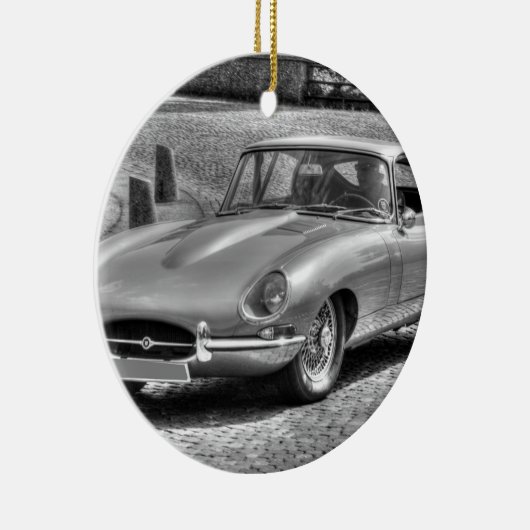 Jaguar E-Type Keramikornament (Rechts)