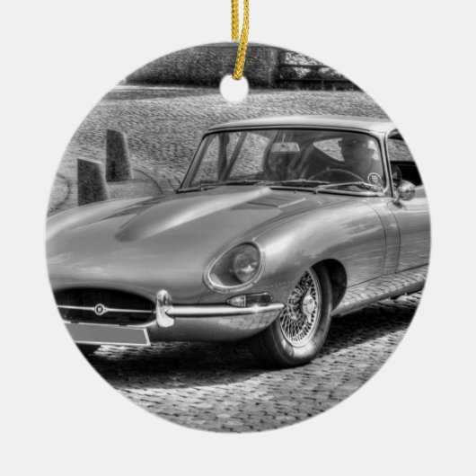 Jaguar E-Type Keramikornament (Vorne)