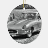 Jaguar E-Type Keramikornament (Links)