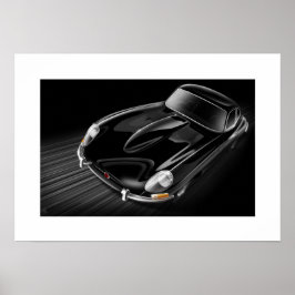 Jaguar E-Type Poster