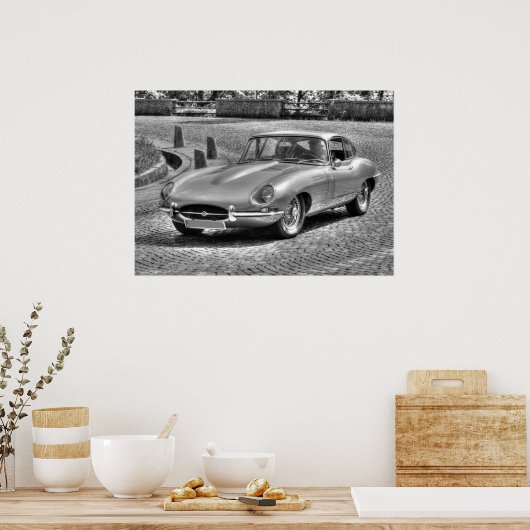 Jaguar E-Type Poster (Küche)