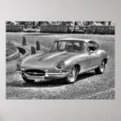 Jaguar E-Type Poster (Vorne)