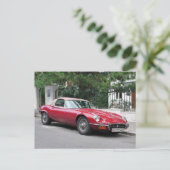 Jaguar E-Type Postkarte (Stehend Vorderseite)