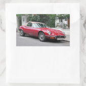 Jaguar E-Type Rechteckiger Aufkleber (Tasche)