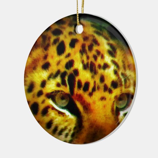 Jaguar Eyes Keramikornament (Links)