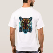 Jaguar Face Art T-Shirt (Rückseite)