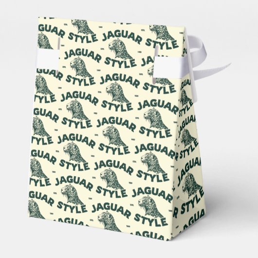 Jaguar Favor Boxes Geschenkschachtel (Rückseite)
