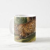 Jaguar (Felis onca) Illustration Kaffeetasse (Vorderseite Links)