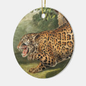 Jaguar (Felis onca) Illustration Keramik Ornament (Links)