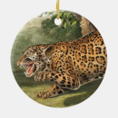 Jaguar (Felis onca) Illustration Keramik Ornament (Hinten)