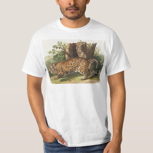 Jaguar (Felis onca) Illustration T-Shirt (Vorderseite)