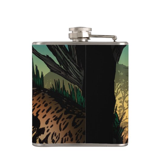 Jaguar Flachmann (Rückseite)