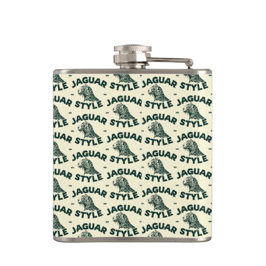 Jaguar Flask Flachmann (Rückseite)
