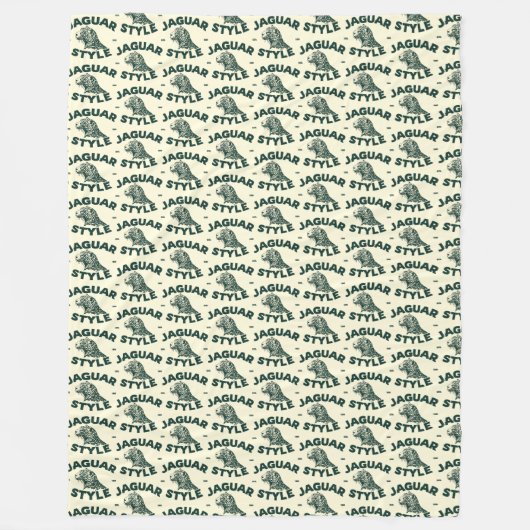 Jaguar Fleece Blanket (Vorderseite)