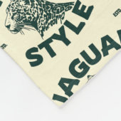 Jaguar Fleece Blanket (Ecke)