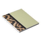 Jaguar Fur Foto Print Notizblock (angewinkelt)
