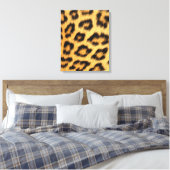 Jaguar Fur Leinwanddruck (Insitu (Schlafzimmer))