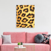 Jaguar Fur Leinwanddruck (Insitu (Wohnzimmer))