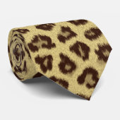 Jaguar Fur Pattern Krawatte (Gerollt)