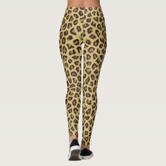 Jaguar Fur Pattern Leggings (Rückseite)