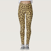 Jaguar Fur Pattern Leggings (Vorderseite)