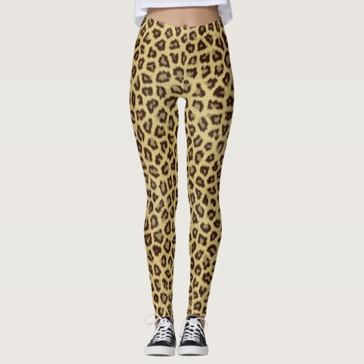 Jaguar Fur Pattern Leggings (Vorderseite)