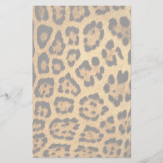 Jaguar Fur Print Briefpapier (Vorderseite)
