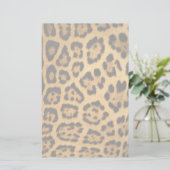 Jaguar Fur Print Briefpapier (Stehend Vorderseite)