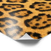 Jaguar Fur Print Fotodruck (Ecke)