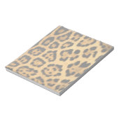 Jaguar Fur Print Notizblock (Rotiert)