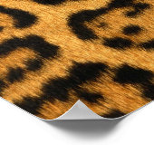 Jaguar Fur Print Poster (Ecke)