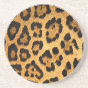 Jaguar Fur Print Sandstein Untersetzer