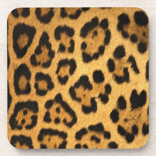 Jaguar Fur Print Untersetzer (Vorderseite)