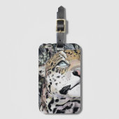 Jaguar ~ gefärbt gepäckanhänger (Vorderseite Vertikal)