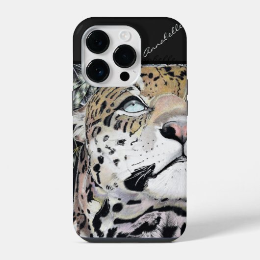 Jaguar ~ gefärbt iPhone hülle (Rückseite)