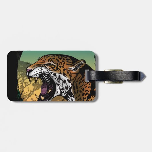 Jaguar Gepäckanhänger (Rückseite horizontal)