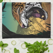 Jaguar Geschirrtuch (Gefaltet)