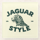 Jaguar Glass Coaster Glasuntersetzer (Vorderseite)