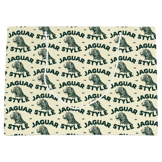 Jaguar Große Geschenktasche Geschenktüte (Vorderseite)