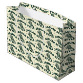 Jaguar Große Geschenktasche Geschenktüte (Rückseite Schrägansicht)
