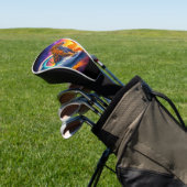 Jaguar im Curl-Design von Rich AMeN Gill Golf Headcover (In SItu)