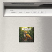 Jaguar in Corcovado Nationalpark Costa Rica Magnet (In Situ (Geschirrspüler))